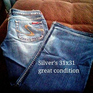Silver jeans
