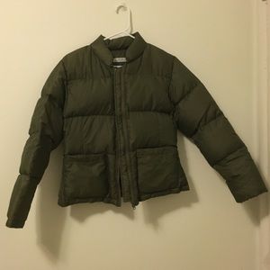 Forest Green Down Jacket
