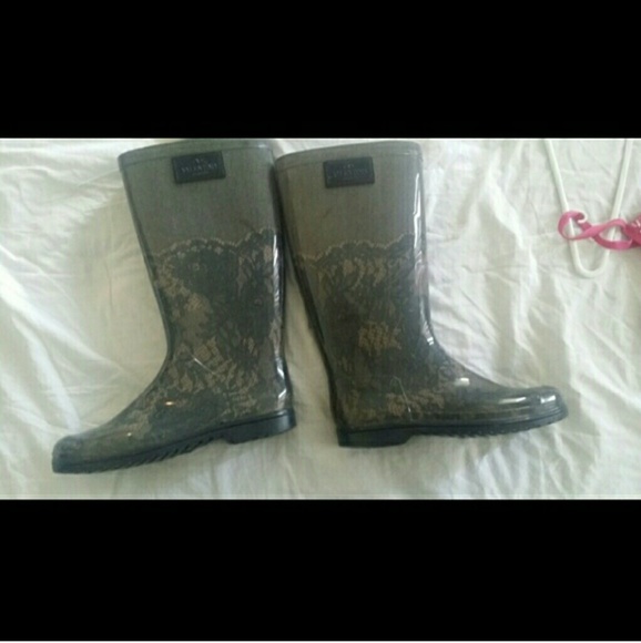 Valentino rain boots.