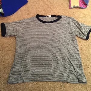 brandy Melville crop striped top