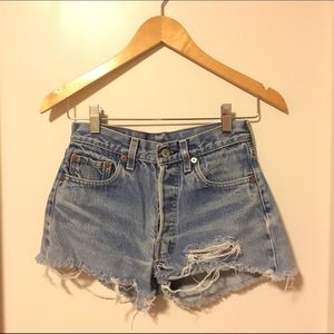 Levi's • Vintage High Waisted Cut Off Jean Shorts
