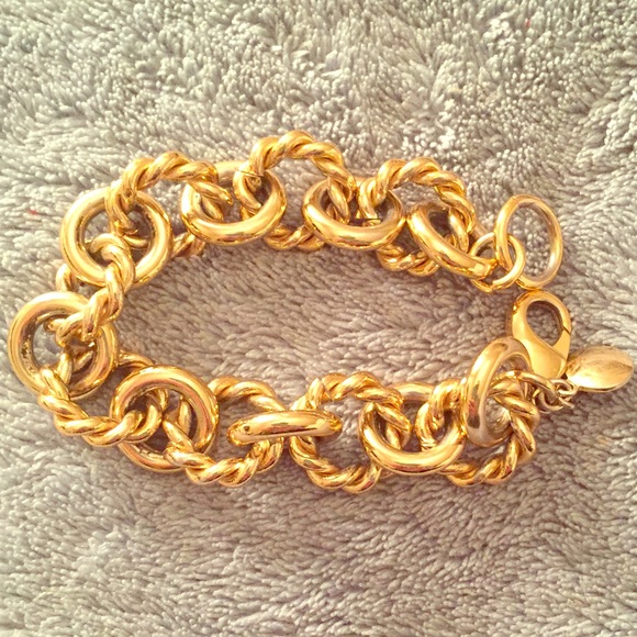 J Crew gold chain bracelet