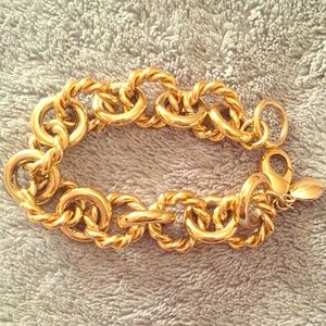 J Crew gold chain bracelet