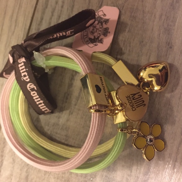 Set of 3 charmy hair elastics