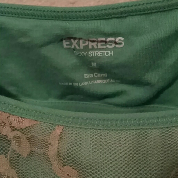 Lace mint green tank top - Picture 4 of 4