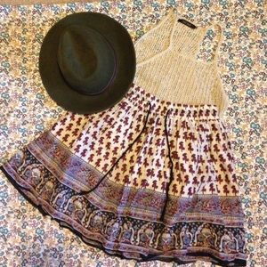 Tribal print skirt