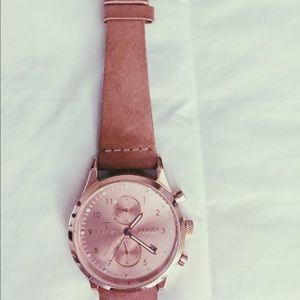 TRIWA leather wrap around watch