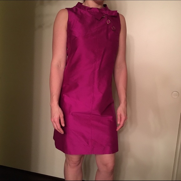 Gorgeous Magenta Jackie O. Style dress.