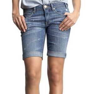 Bullhead Distressed Bermuda Denim Shorts