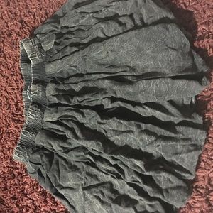 Brandy Melville dark gray grungy skirt