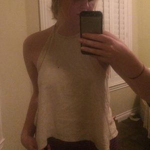 Tan Halter Neck. Forever 21