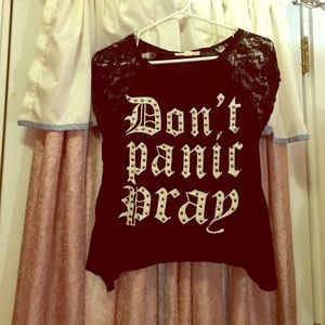 Don't panic pray top