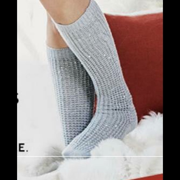 VS Sequin Socks CHARCOAL (SOLD OUT)