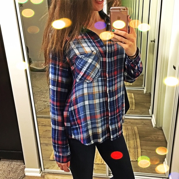 NWOT Cloth & Stone Plaid Shirt