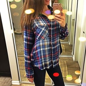 NWOT Cloth & Stone Plaid Shirt