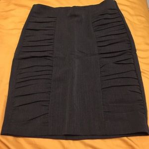 Grey rouched skirt