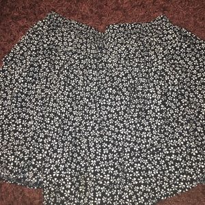 Brandy Melville floral skater skirt