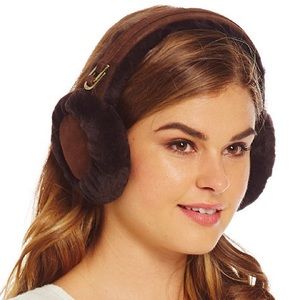 Ugg Classic Shearling Earmuffs in Chocolate