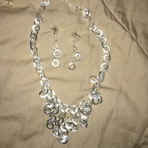 Necklace and matching earrings