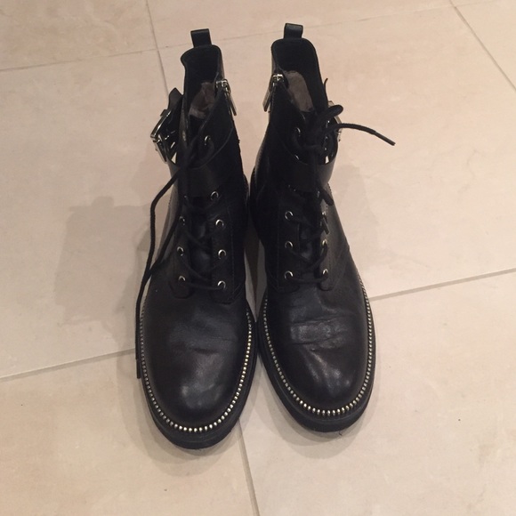 Michael kors combat boots