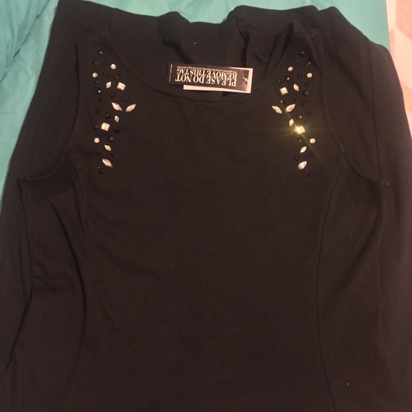 Black New York & Co Dress with jewels