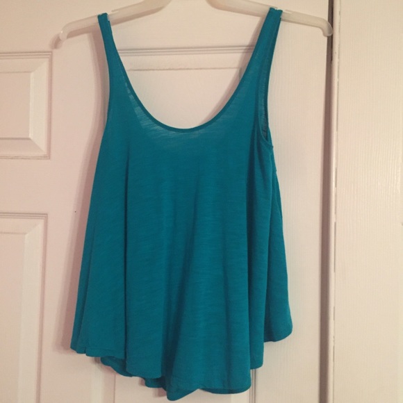 Teal tank top