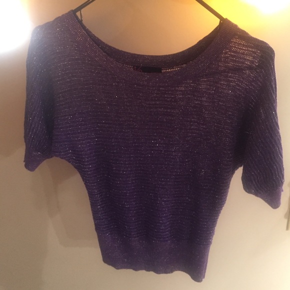 purple sweater