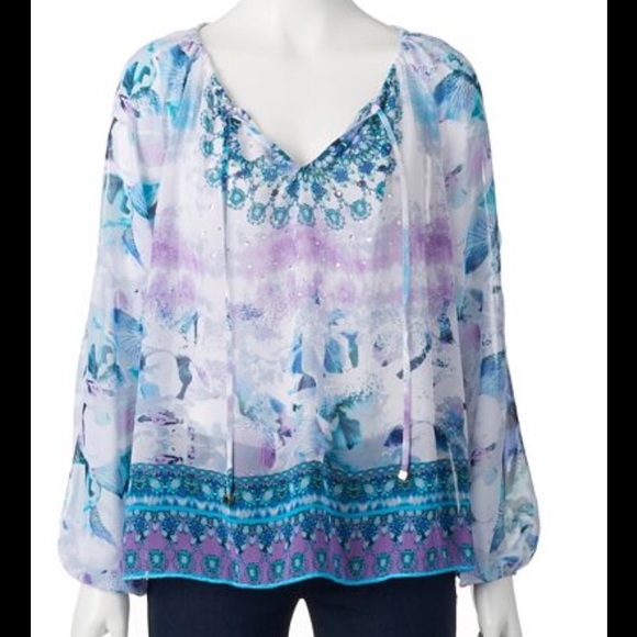 Jennifer Lopez Embellished Top