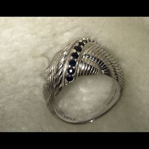Judith Ripka silver ring