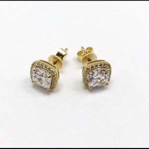 Princess Cut stud Earrings