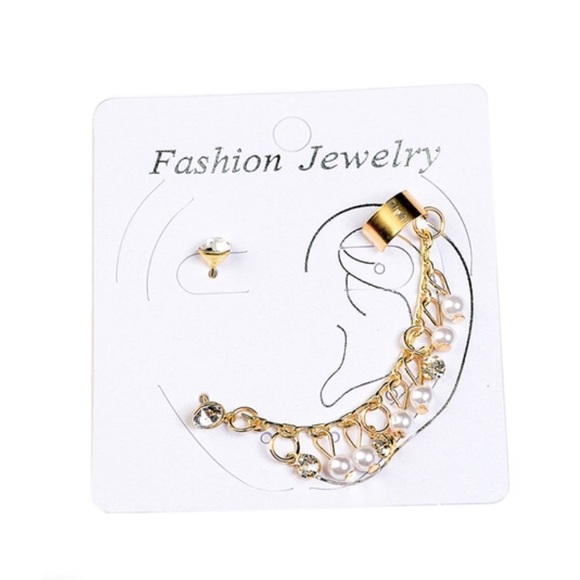 New💥! ZELMA ear cuff & stud set - Picture 2 of 4