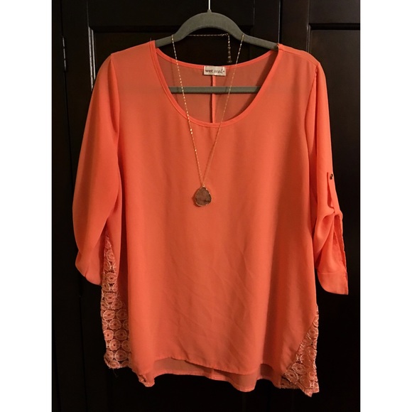 Fun Coral blouse