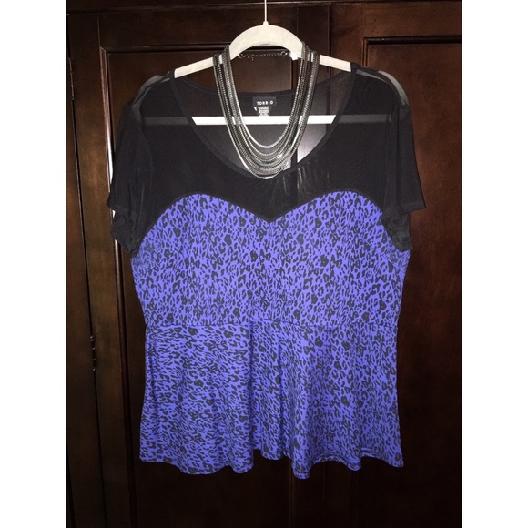 Torrid peplum top