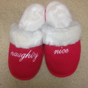 Naughty & Nice Victoria's Secret Slippers