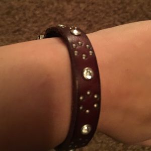 American eagle outfitters leather bracelet