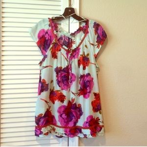 E by Eloise Floral Pajama Top