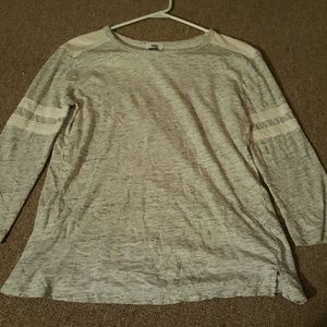 Shirt. Grey/Cream