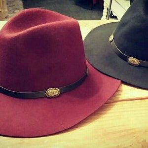 Wool Concho Boho Hats