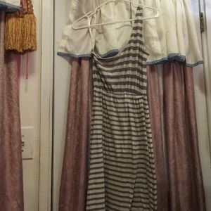 Striped maxi dress