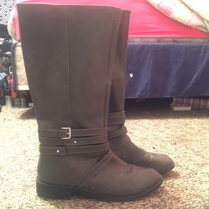 Gray Brash boots