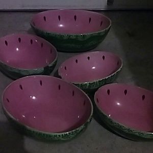 watermelon bowls