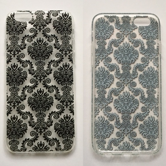 iPhone 6 & iPhone 6S Case "Black Lace Paisley" - Picture 3 of 4
