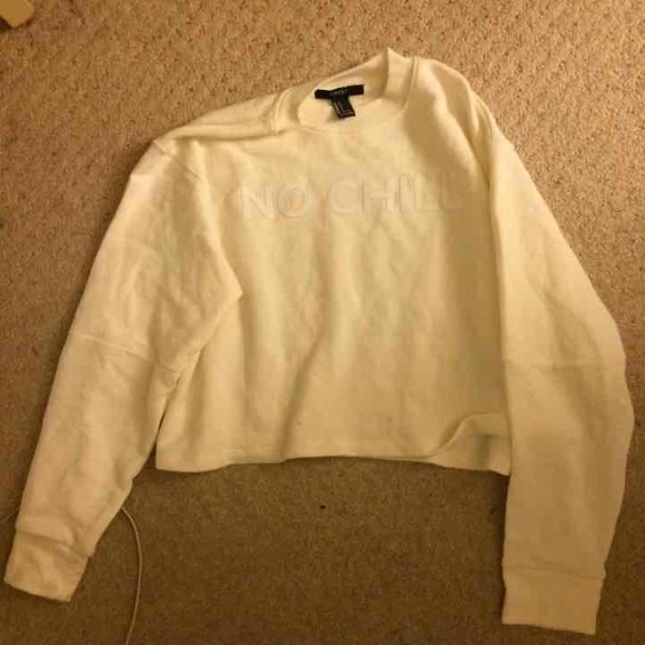 "No Chill" cropped sweater