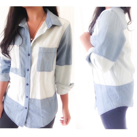 Boyfriend Style Chambray - Picture 3 of 4