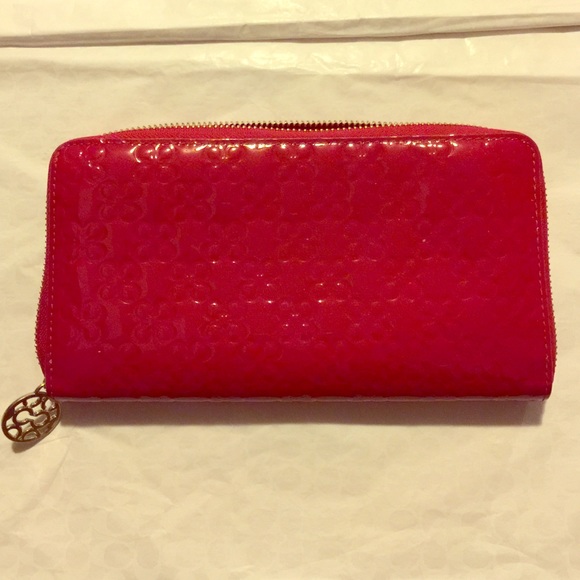 Coach red wallet