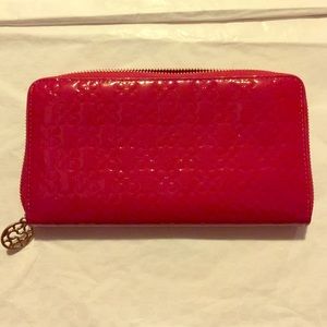 Coach red wallet