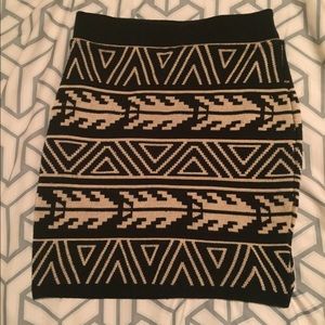 Aztec Print Mini Skirt!
