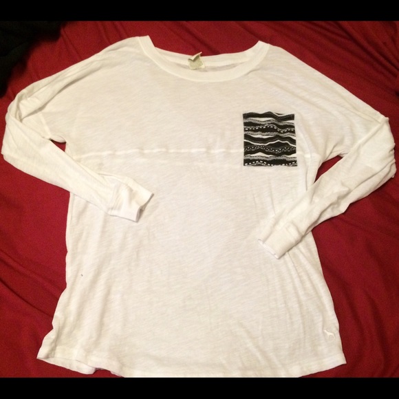 Vs LS shirt w Aztec pocket NWOT