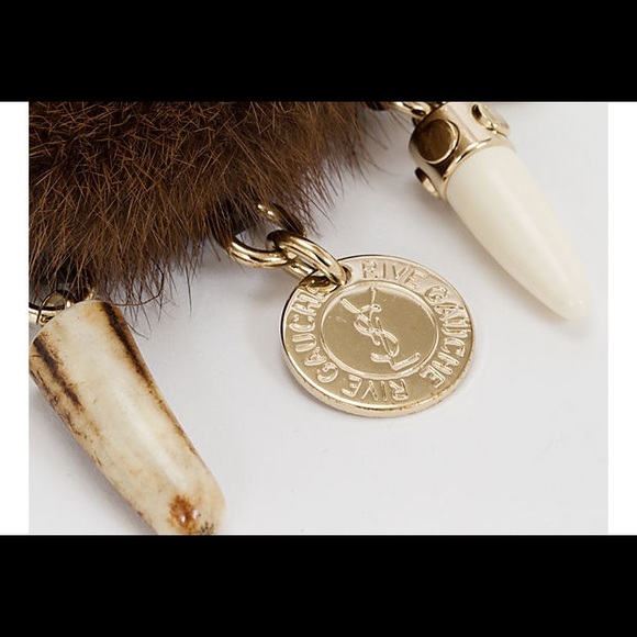 Ysl mink charm cuff bracelet - Picture 3 of 4