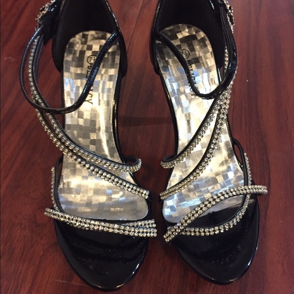 Rhinestone heels
